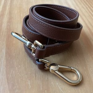 Cole Haan Brown Pebbled Leather Replacement Crossbody Shoulder Bag Strap